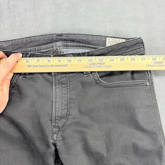 Diesel Thavar Jeans Men's 33x30 Black Stretch Denim Slim-Skinny Grunge Skater - Picture 13 of 14